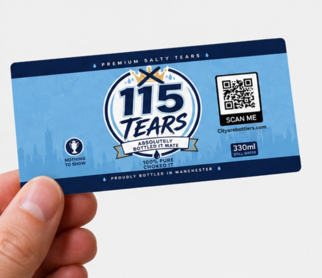 Manchester City's Premium Salty Tears - Sticker