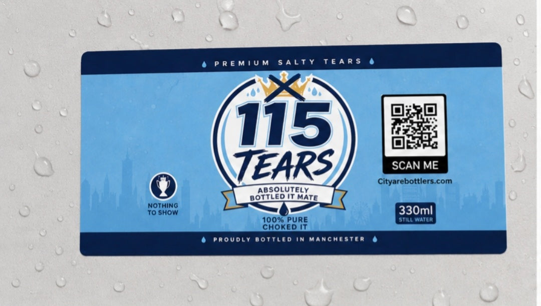 Manchester City's Premium Salty Tears - Sticker