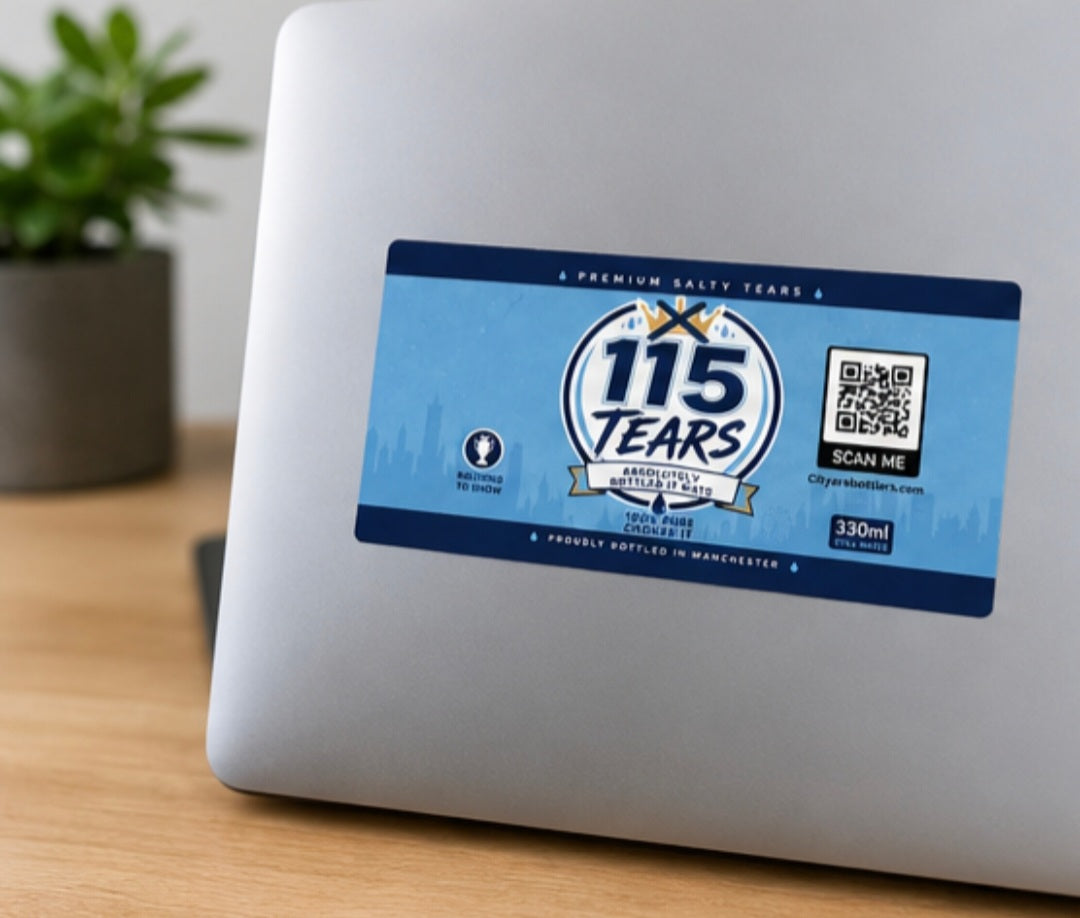 Manchester City's Premium Salty Tears - Sticker